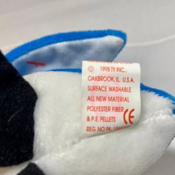 Ty Beanie Babies Rocket The Bluejay Bird Retired Plush Rare 1997/98 Tag Errors - Picture 10 of 14